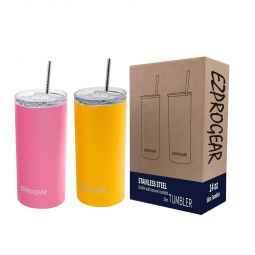 Ezprogear Stainless Steel Wine Tumbler Glasses Oz Double Wall Vacuum