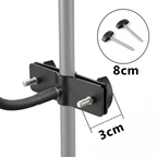 Rannsgeer Flexible Gooseneck Tablet & Phone Mount | Heavy-Duty 3" Pole Clamp