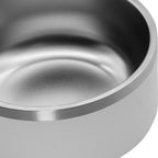 Ezprogear 64 oz Stainless Steel Dog Bowl - Double Wall Insulated Pet Bowl with Non-Slip Bottom & Collapsible Travel Bowl