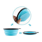 Ezprogear 64 oz Stainless Steel Dog Bowls (2 Pack) - Double Wall Insulated & Non-Slip