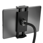 Rannsgeer Flexible Gooseneck Tablet & Phone Mount | Heavy-Duty 3" Pole Clamp