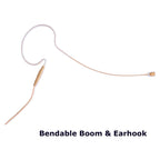 Rannsgeer Mini Headset Microphone - Tan (cH-Style 4-Pin for Audio Technica)