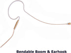 AVJEFES AVL630-SH4 Tan Color Mini Headset Microphone for Shure