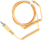 U-Voice UVG20 Tan Color Headset Microphone with Detachable Coiled Cable for Sennheiser (Coiled Cable)