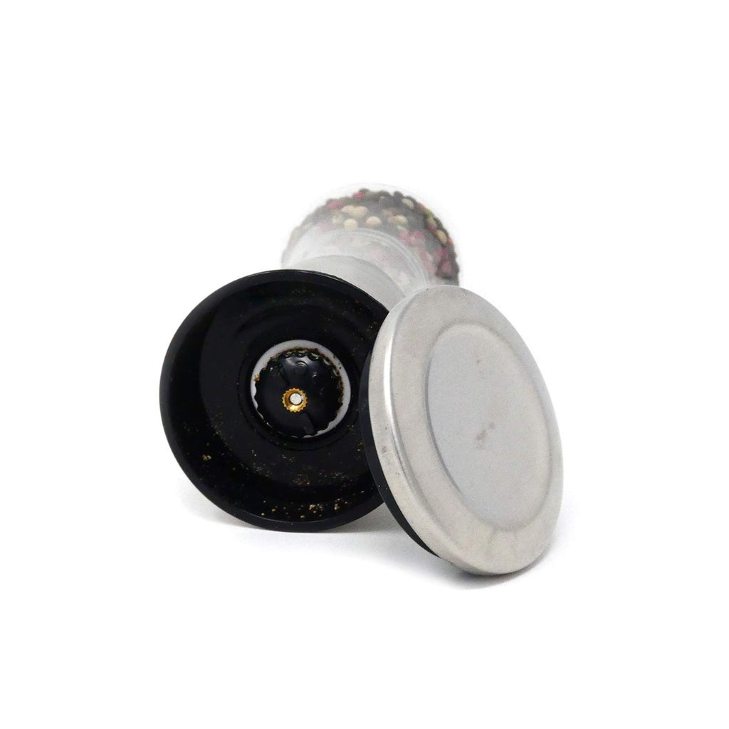 Ezprogear Salt and Pepper Grinder Set of 3 - Adjustable Ceramic Mill with Stand