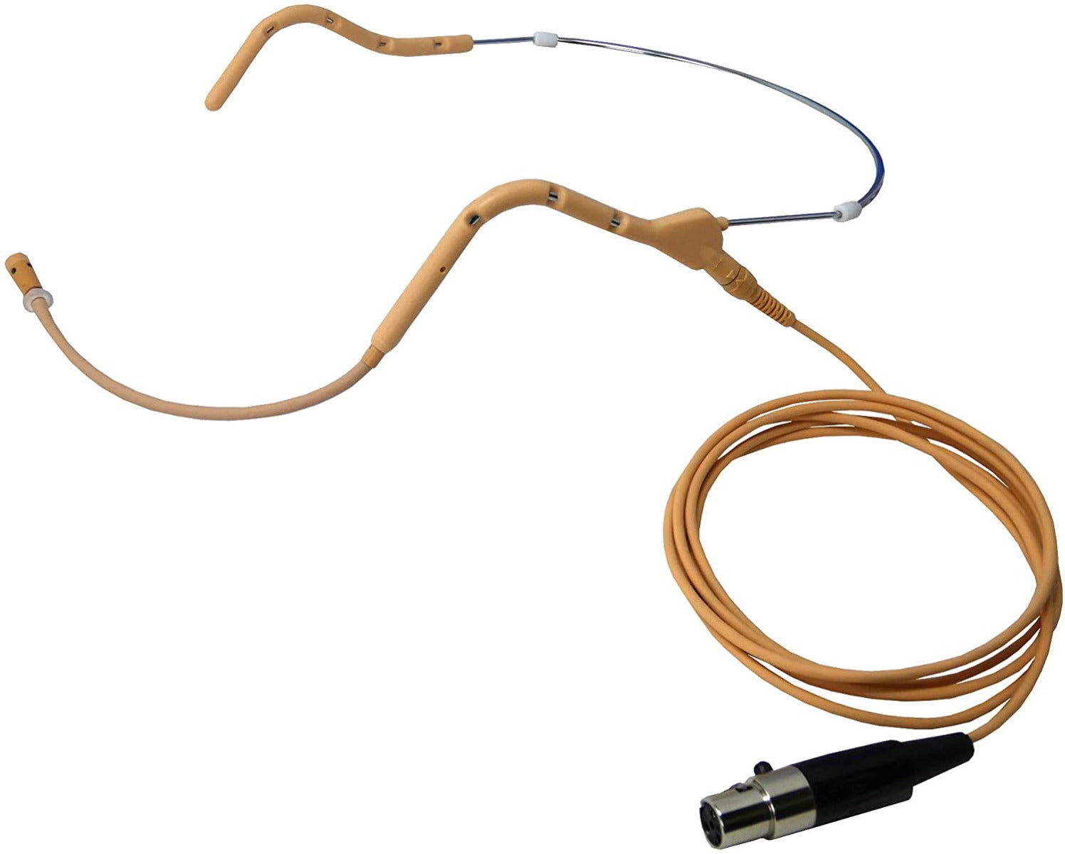 U-Voice UVG20 Tan Color Headset Microphone with Straight Detachable Cable for Shure (Straight Cable)