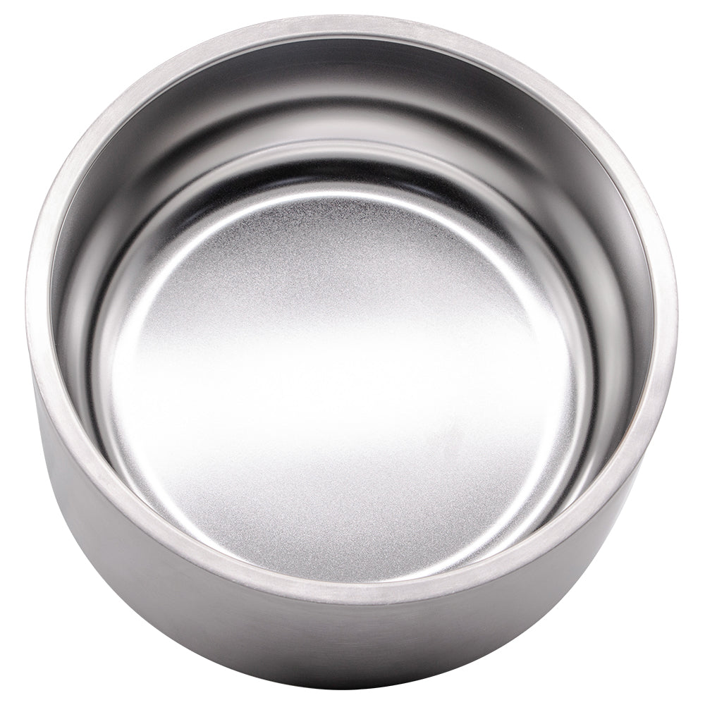 Ezprogear 64 oz Stainless Steel Dog Bowl - Double Wall Insulated Pet Bowl with Non-Slip Bottom & Collapsible Travel Bowl