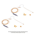 AV-JEFES AVL63035-P2 Mini Headset Microphone  for Sennheiser (2 Pack)
