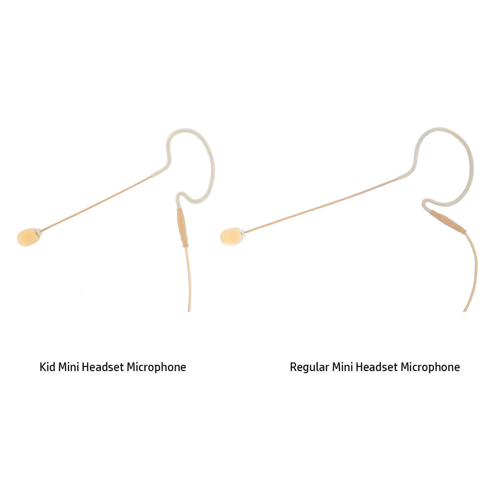 AVJEFES AVL630K-SH4 Kids Mini Headset Microphone for Shure (Tan)