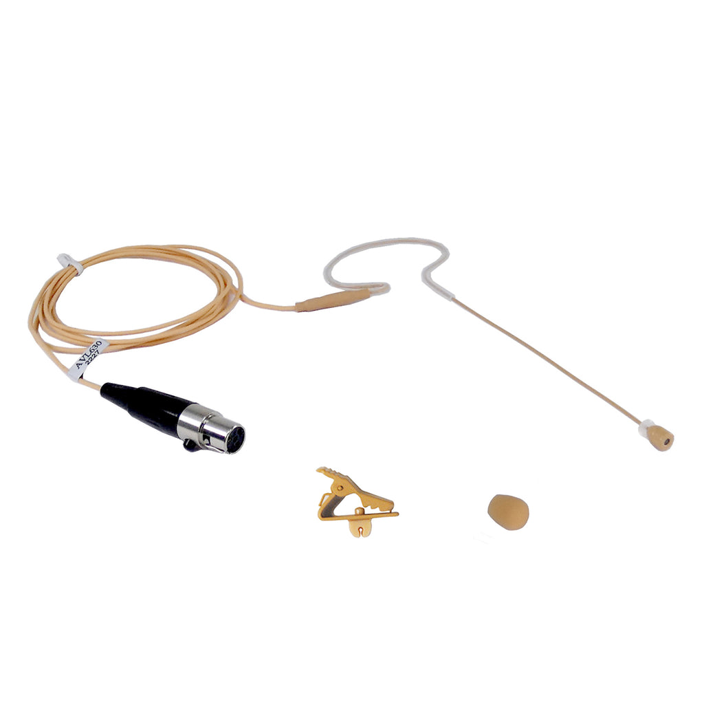 AV-Jefes AVL630-sh4 Earhook Headset Mic for Shure Wireless Microphone System