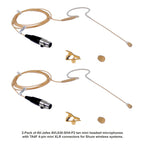 AV-JEFES Avl-630-sh4-P2 Earhook Headset Mic for Shure Wireless Microphone System (2 Pack)