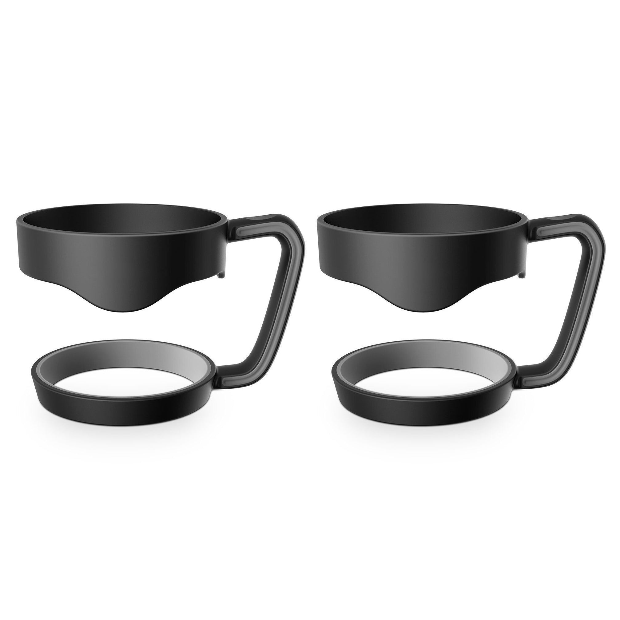 Ezprogear 2 Pack Black Handle for 30 oz Stainless Steel Water Tumbler