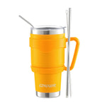 Ezprogear 30 oz Stainless Steel Tumbler with Handle - Mango