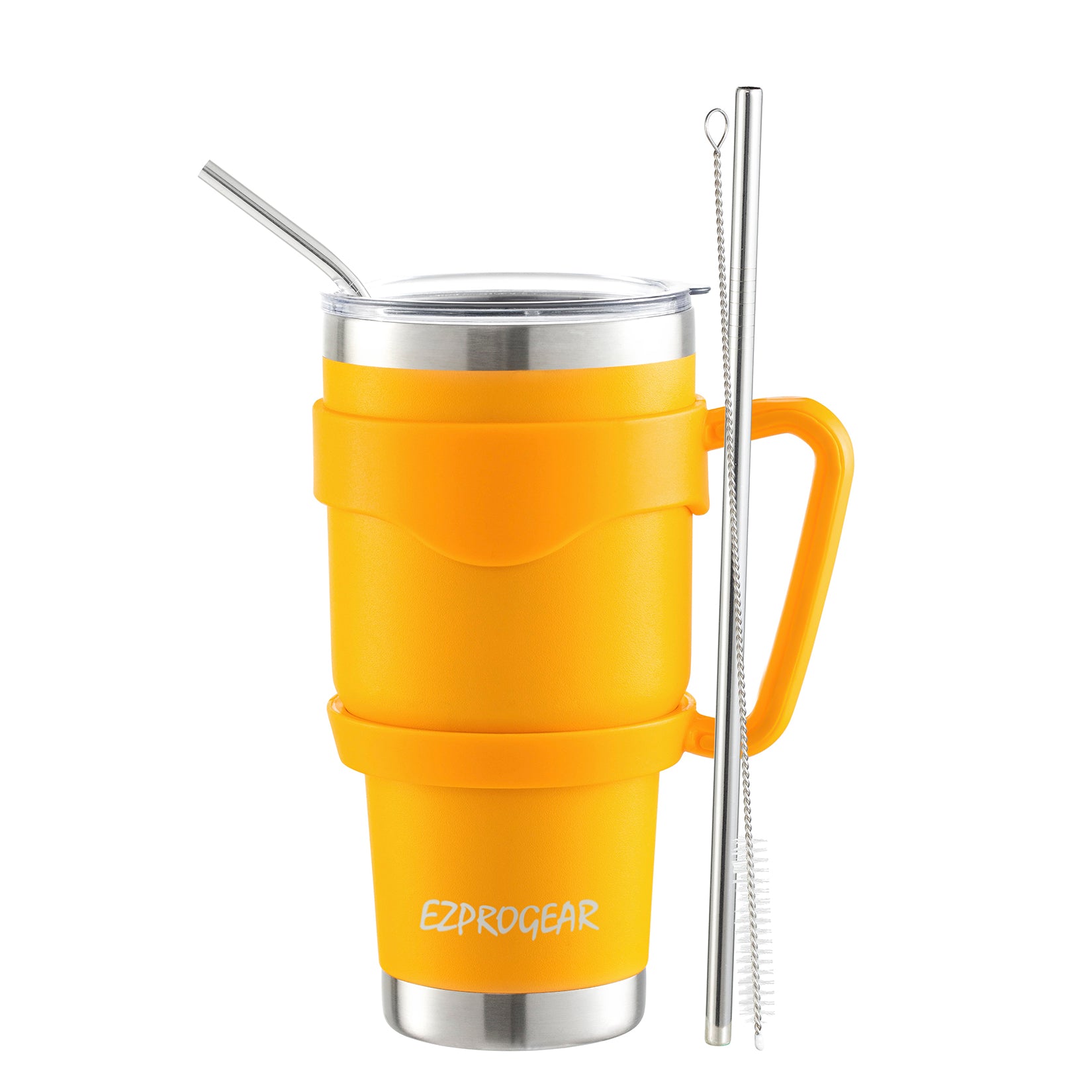 Ezprogear 30 oz Stainless Steel Tumbler with Handle - Mango