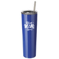 Best Mimi Ever Gift - Ezprogear 34 oz Stainless Steel Skinny Tumbler Double Wall Insulated Travel Coffee Mug for Grandma Gift with Lid (Mimi Blue)
