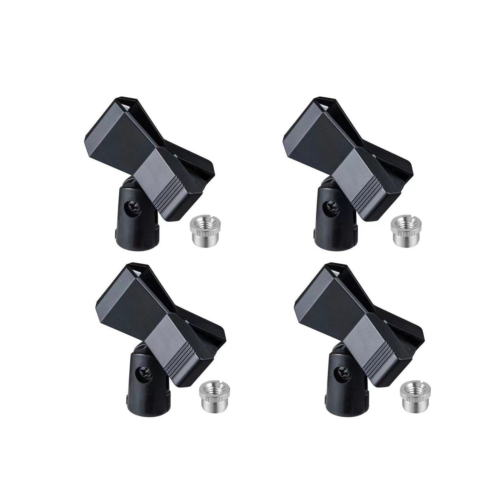 Rannsgeer RC52 Universal Microphone Clip Holder (4 Pack)