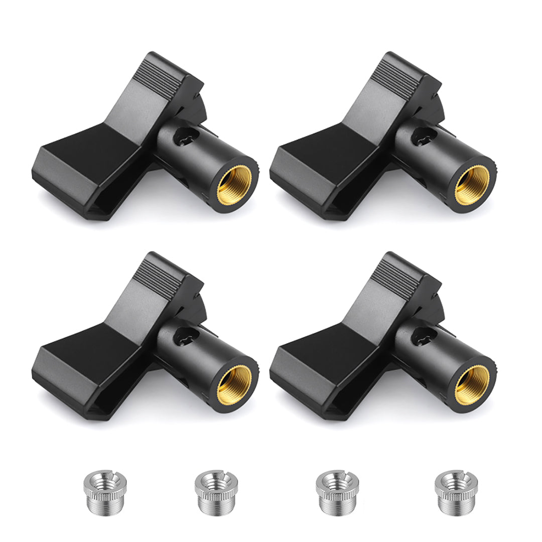 Rannsgeer RC52 Universal Microphone Clip Holder (4 Pack)