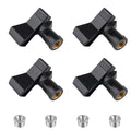 Rannsgeer RC68 Universal Microphone Clip Holder with Adapter - 4 Pack
