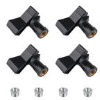 Rannsgeer RC68 Universal Microphone Clip Holder with Adapter - 4 Pack