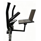 Rannsgeer Laptop Tray Mount for Speaker Stands & Treadmills | 360° Swivel & Tilt Clamp