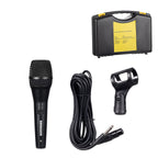 Rannsgeer RM82B Dynamic Vocal Microphone – Professional Handheld Karaoke Mic with 10ft Cable and Hard Carrying Case
