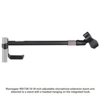 Rannsgeer RS1726 18" Mic Extension Boom Arm with Dual Clips & Hanger