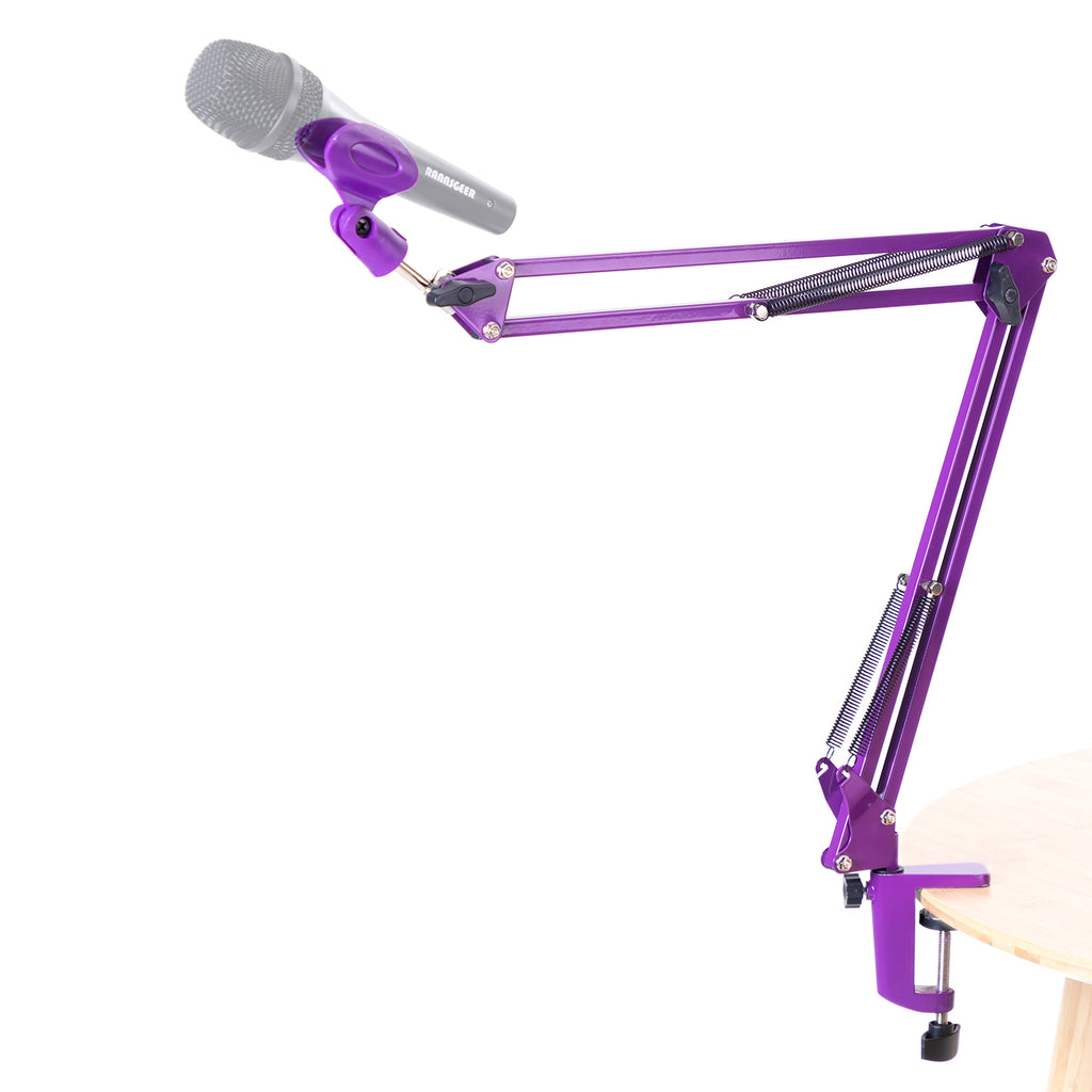 Rannsgeer Desktop Microphone Boom Arm – Heavy Duty Metal