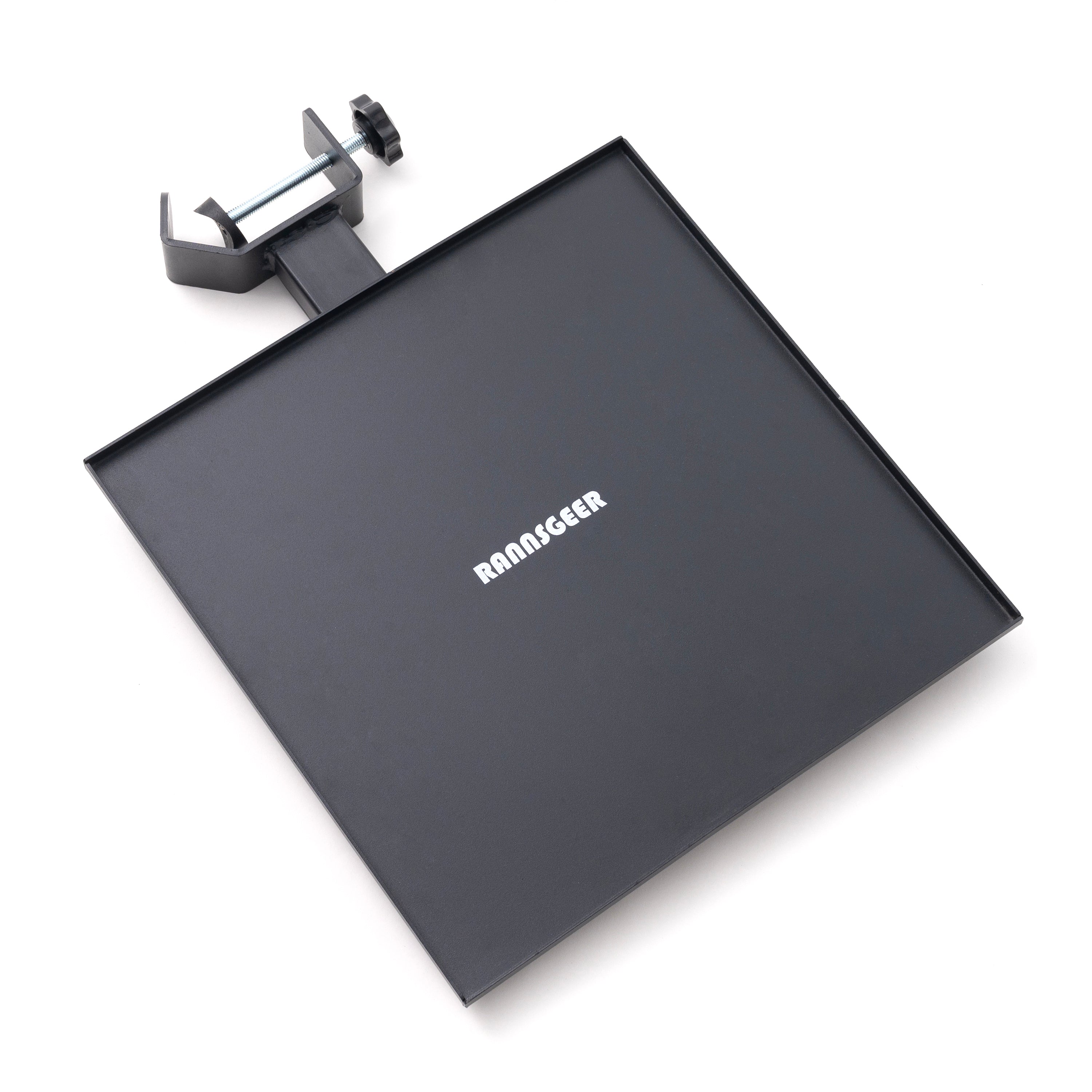 Rannsgeer RST103 Heavy Duty 11.8" x 11.8"Metal Clamp-On Tray for Speaker & TV Stand Tripods