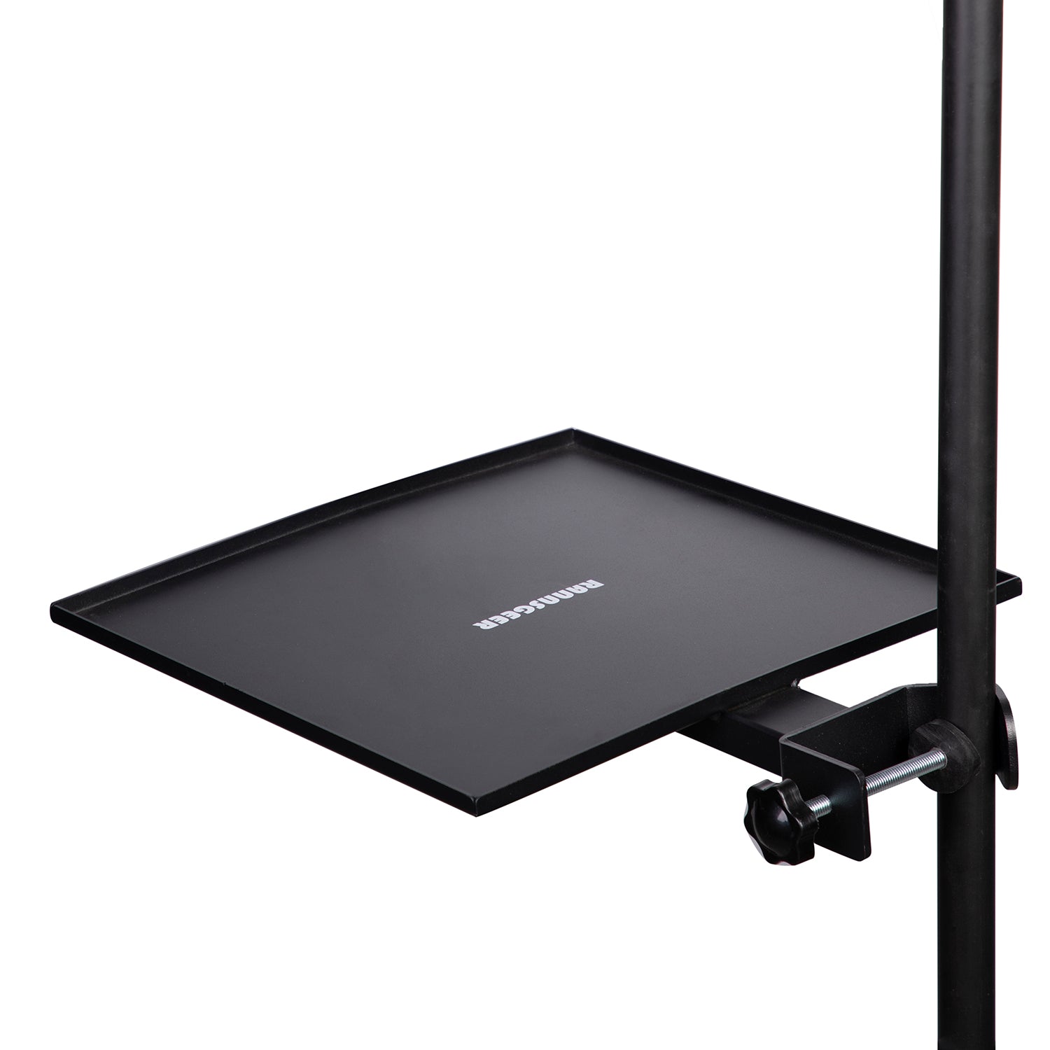 Rannsgeer RST103 Heavy Duty 11.8" x 11.8"Metal Clamp-On Tray for Speaker & TV Stand Tripods