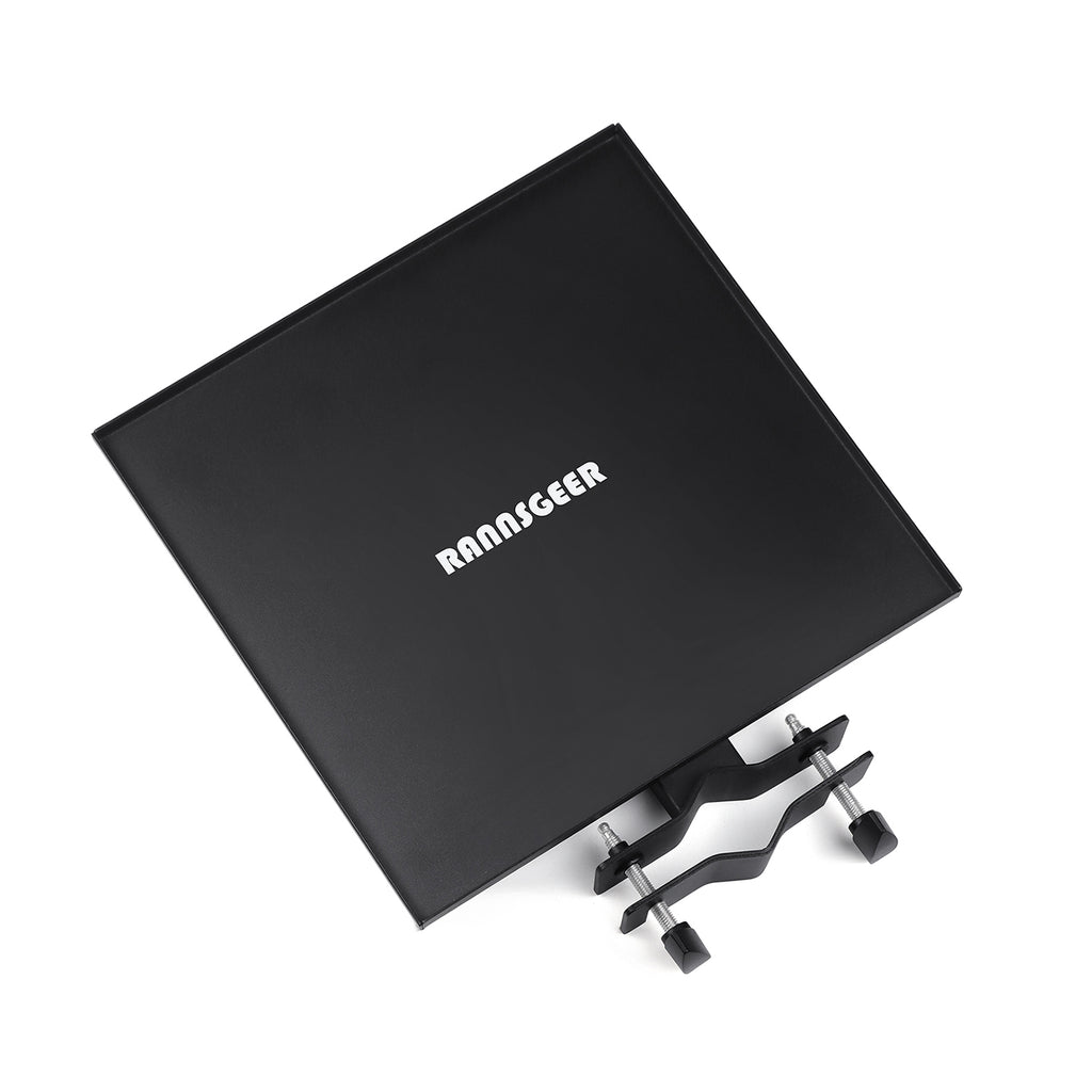 Rannsgeer Universal Metal Tray for Tripod Speaker Stands & Mobile TV Carts