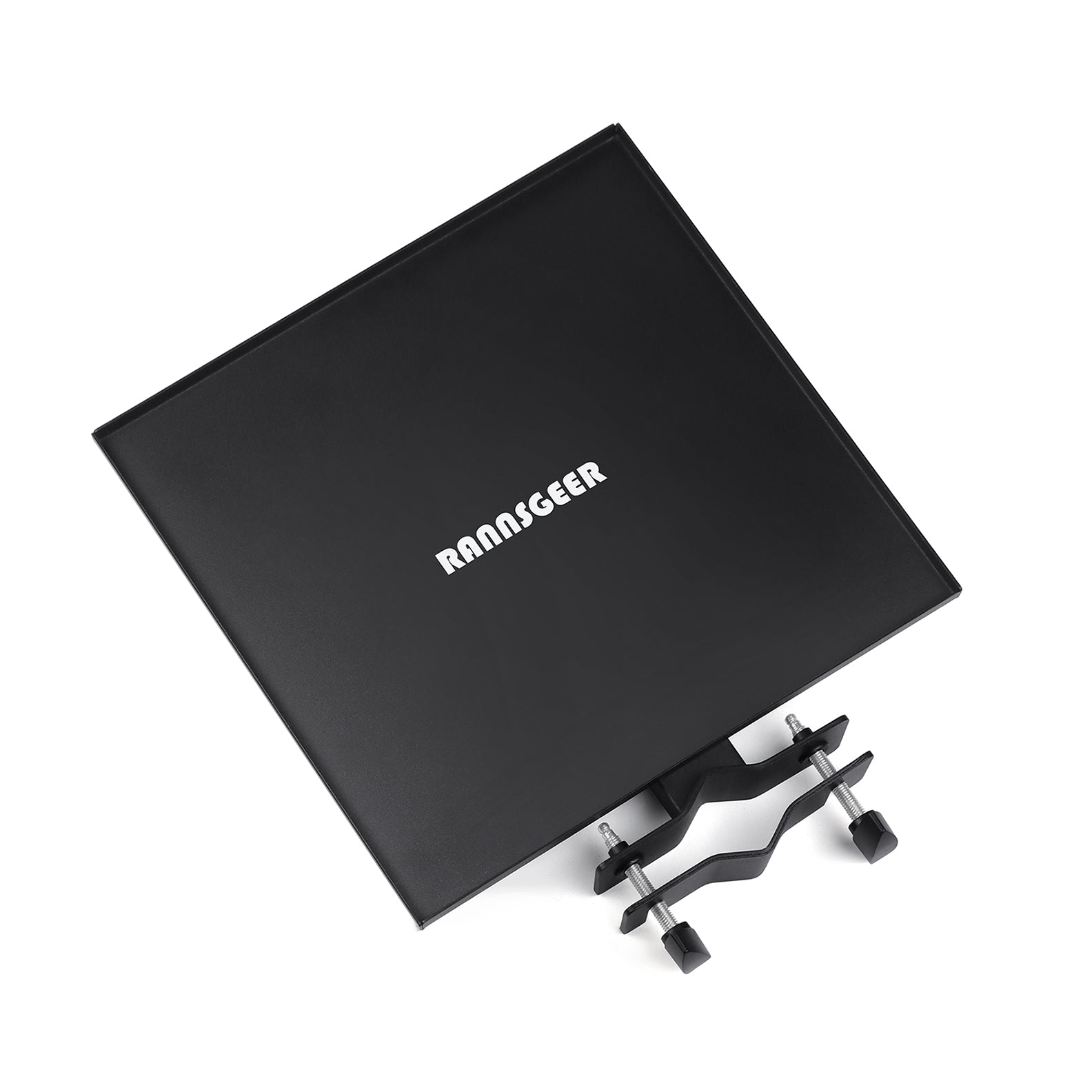Rannsgeer Universal Metal Tray for Tripod Speaker Stands & Mobile TV Carts
