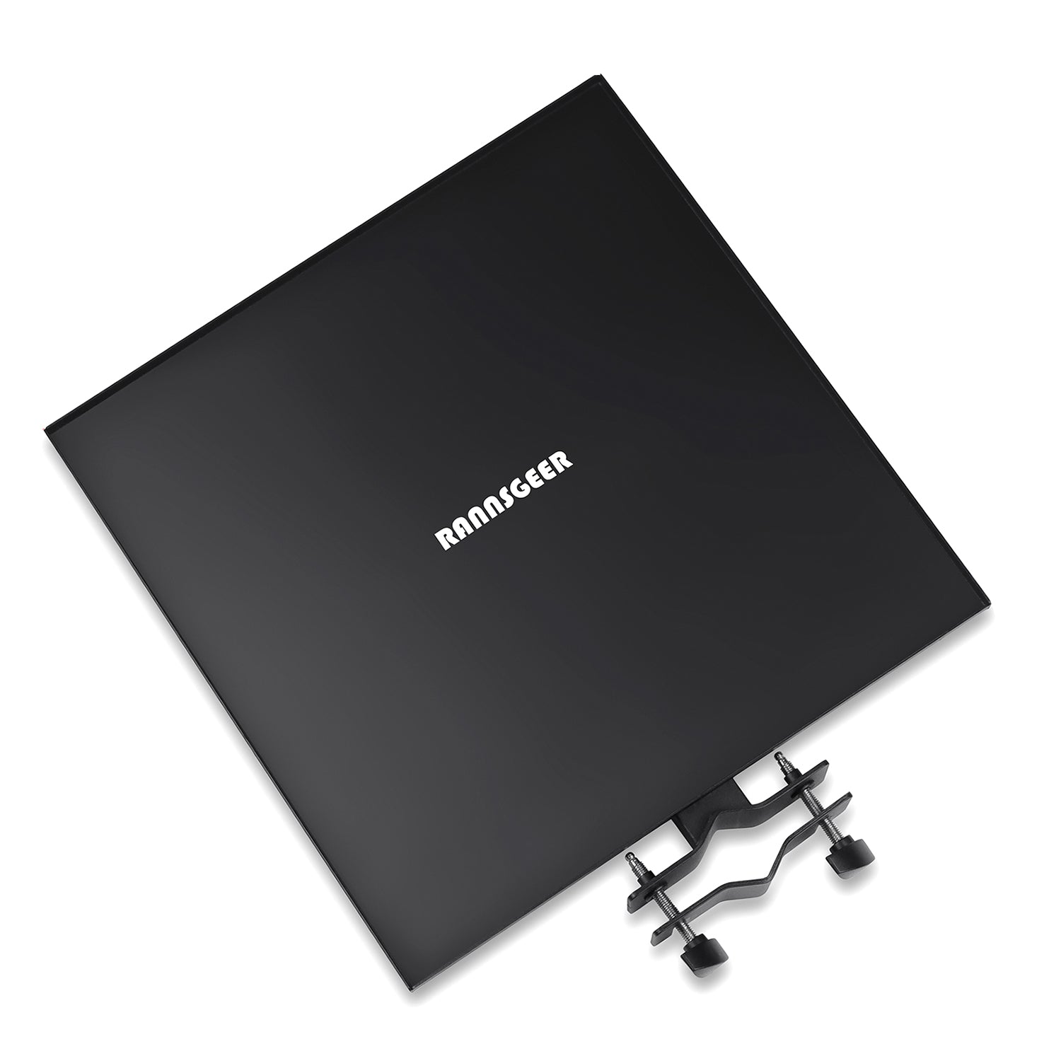 Rannsgeer Universal Metal Tray for Tripod Speaker Stands & Mobile TV Carts