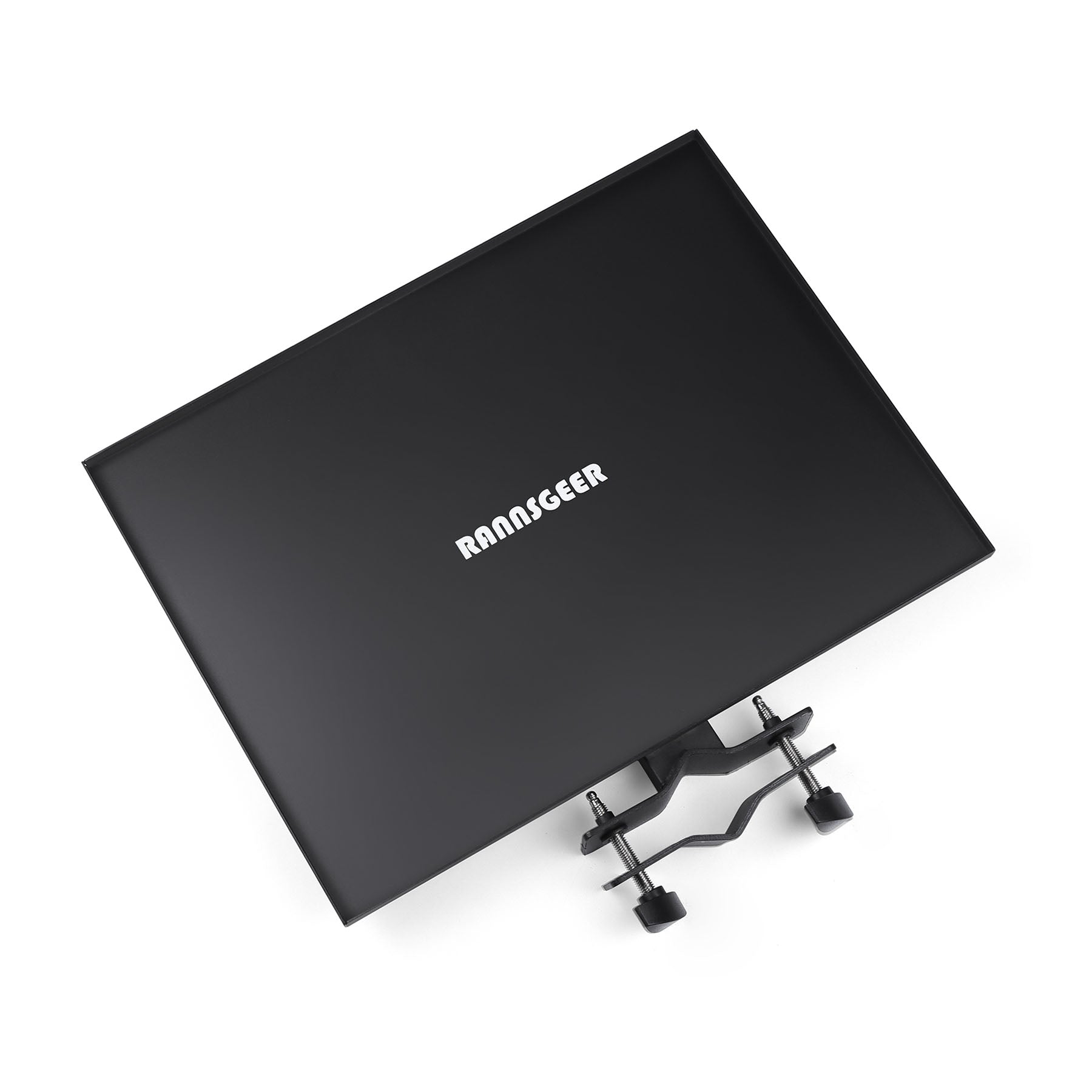 Rannsgeer Universal Metal Tray for Tripod Speaker Stands & Mobile TV Carts