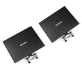 Rannsgeer 2-Pack Universal Metal Tray for Tripod Speaker Stands & Mobile TV Carts
