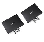 Rannsgeer 2-Pack Universal Metal Tray for Tripod Speaker Stands & Mobile TV Carts