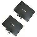 Rannsgeer Universal Clamp-On Metal Tray (2-Pack) – Heavy-Duty Utility Shelf for Microphone & Speaker Stands, Fits Round & Square Tubes, Perfect for Laptops, Projectors, and Mixers