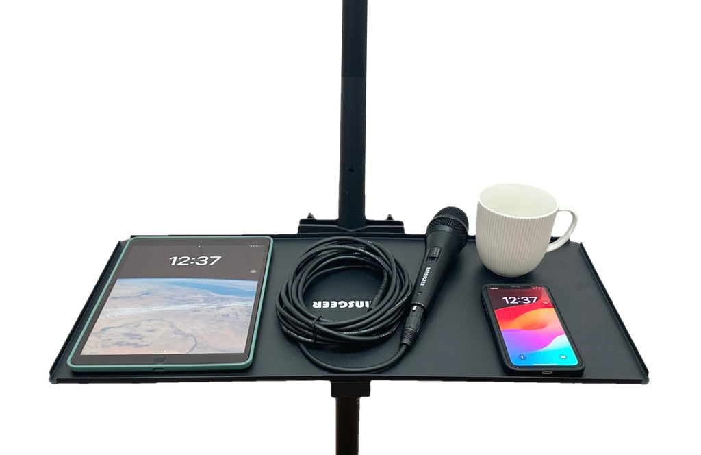 Rannsgeer Universal Metal Tray for TV & Speaker Stands