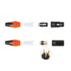Rannsgeer XLR 3-Pin Connector Set - Male & Female Professional Audio Jack (10 Pair))
