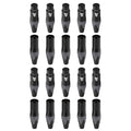 Rannsgeer 20-Pack 3-Pin XLR Connector Male & Female DIY Solder Plugs (Multi Colors)