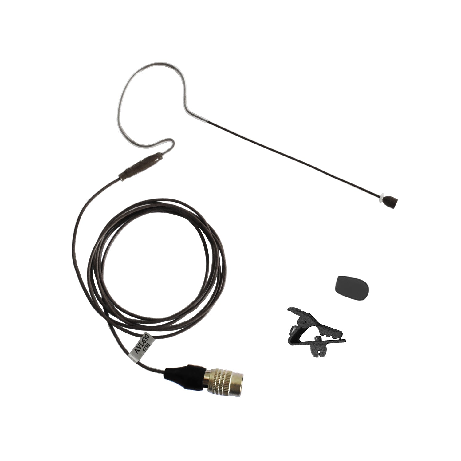 AVJEFES AVL630B-H4P Mini Headset Microphone for Audio Technica (Black)