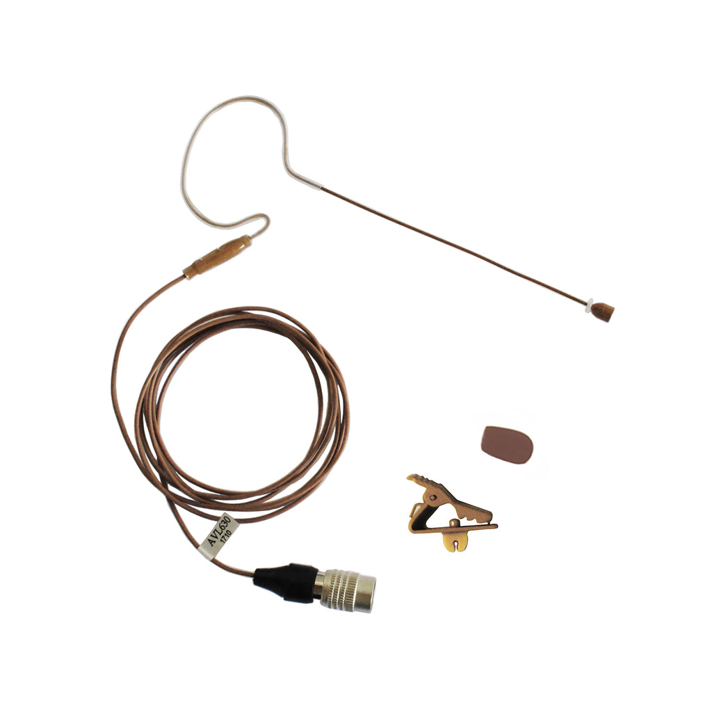 AV-JEFES AVL630CC-H4P Mini Headset Microphone for Audio Technica (Cocoa Color)