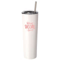 Best Mimi Gift - Ezprogear 34 oz Insulated Stainless Steel Tumbler with Lid (34 oz, Best Mimi White)