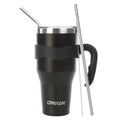 Ezprogear 40 oz Tumbler with Handle and Straw - Insulated Stainless Steel Water Mug