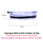 2 Pack Lid for 26 oz  & 34 oz Slim Skinny Tumbler & 34 oz Mug