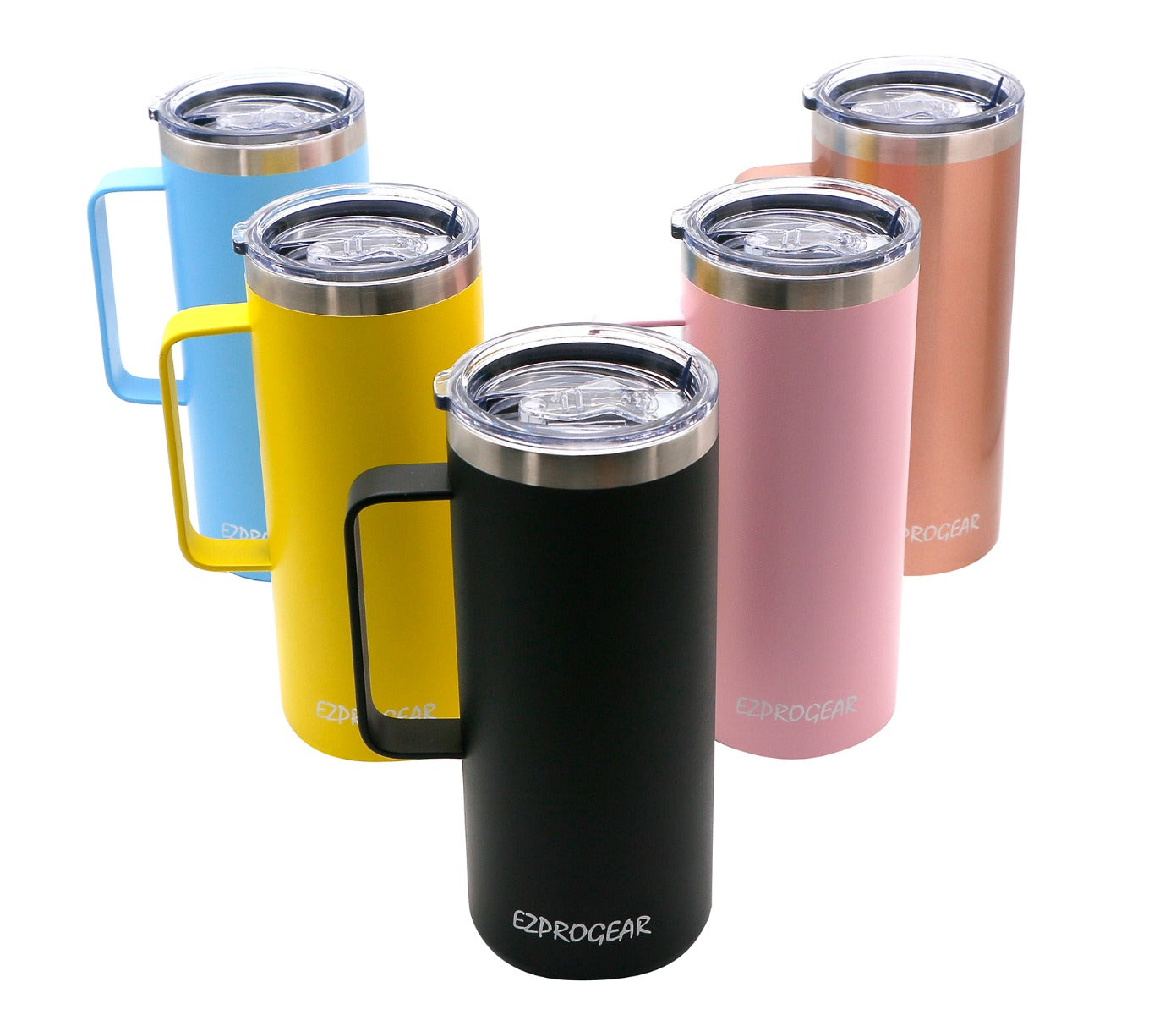Ezprogear Lids for 24 oz & 32 oz Stainless Steel Mug Tumbler (2 Pack)