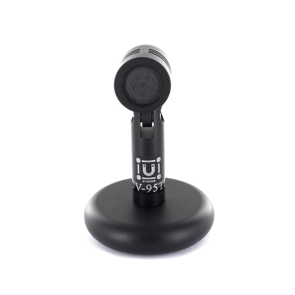 U-Voice UV-95TB Mini USB Condenser Microphone – Compact Tabletop Mic for Laptop, Streaming & Video Meetings