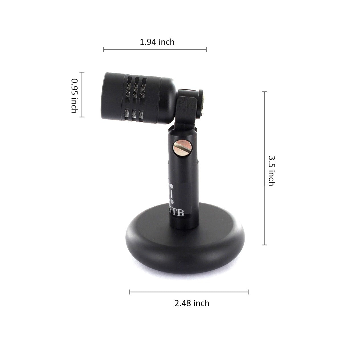 U-Voice UV-95TB Mini USB Condenser Microphone – Compact Tabletop Mic for Laptop, Streaming & Video Meetings