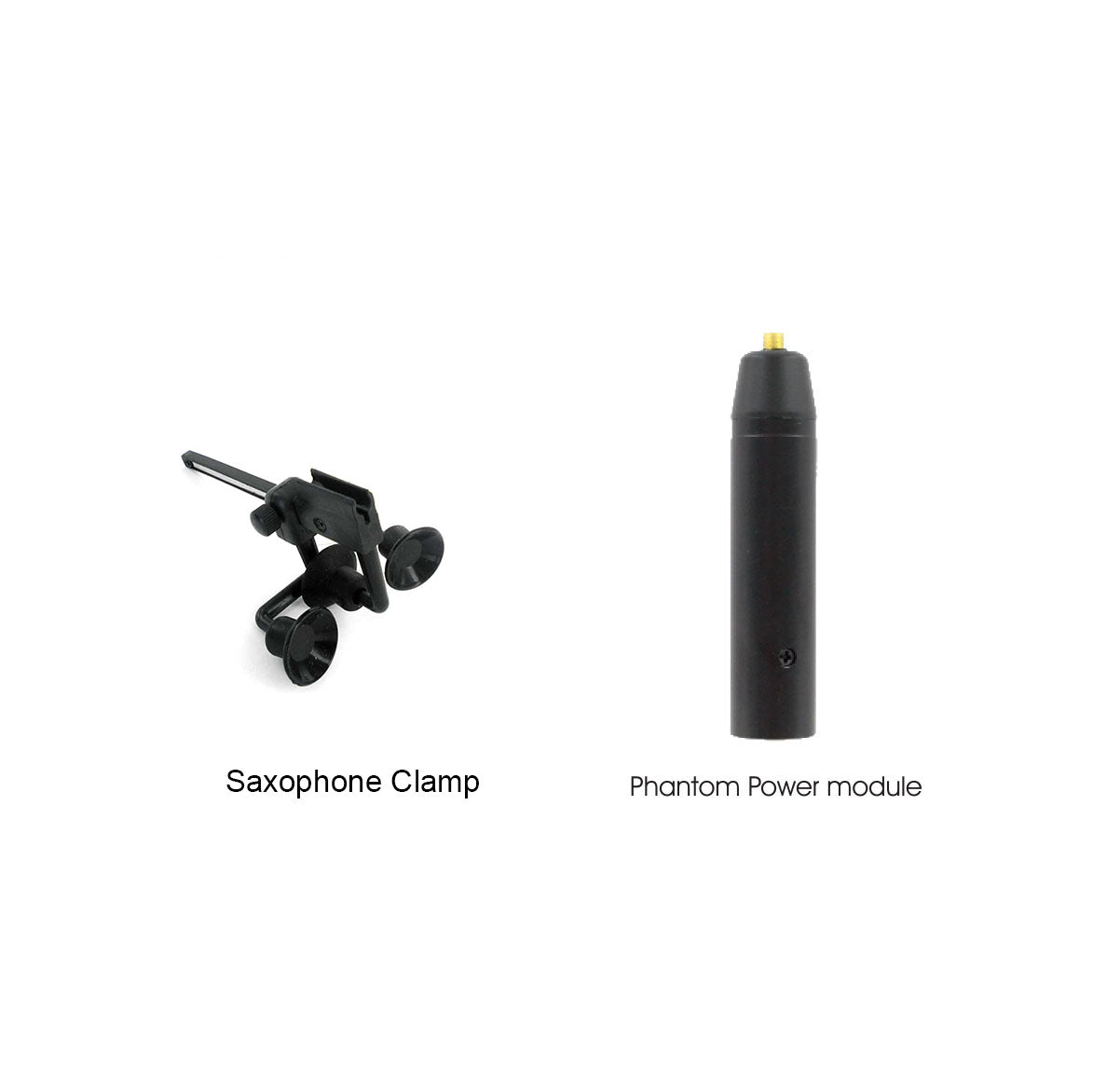 Rannsgeer PMMB19-SH4-SAX Saxophone/Trumpet Clip-On Musical Instrument Microphone for Shure Wireless Microphone and Phantom Power Input