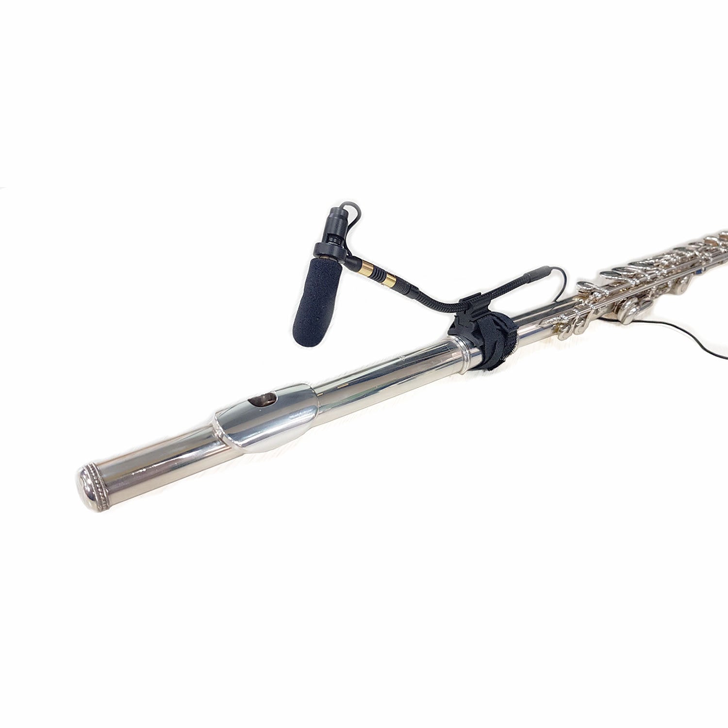AV-JEFES PMM19B-SH4-FL Flute Clip-On Musical Instrument Microphone for Shure Wireless Microphone and Phantom Power Input