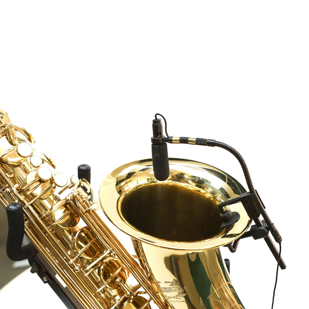 Rannsgeer PMMB19-SH4-SAX Saxophone/Trumpet Clip-On Musical Instrument Microphone for Shure Wireless Microphone and Phantom Power Input